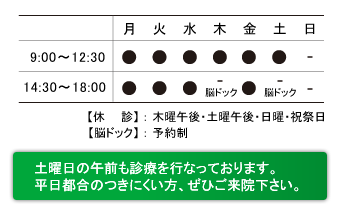 診療時間 診療時間